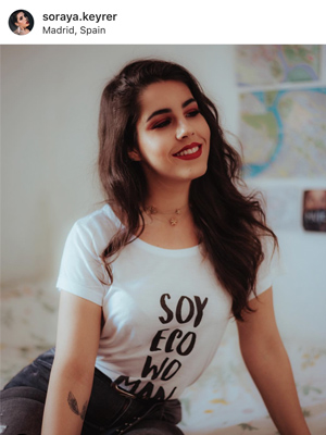 Soraya.keyrer, mujer Ecowoman recicladora